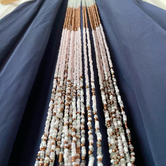 NWT Cocktail/Party/Wedding Guest Sheer Layared Maxi Dress - Picture 4 of 4